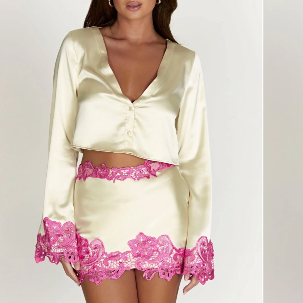 Meshki Niamh Crop Top Nude